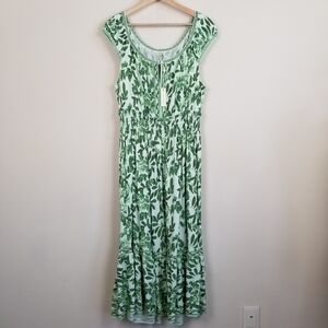 Max Studio Dress Leaf Print Size Small NWT